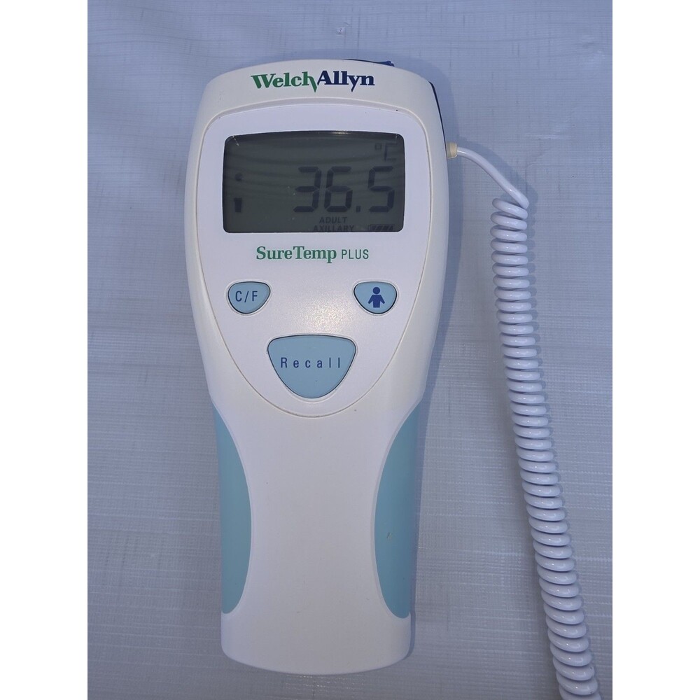 Welch Allyn 692 SureTemp Plus Thermometer with Oral Probe and Box Covers - White